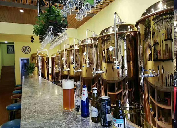 某娛樂場所與啤酒設(shè)備廠家合作案例